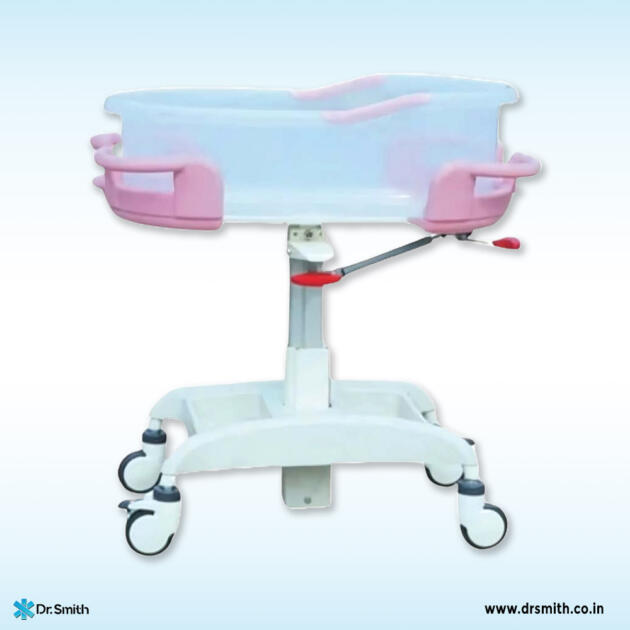 Dr.Smith Pediatric Bed - Baby Bassinet with Side Railings