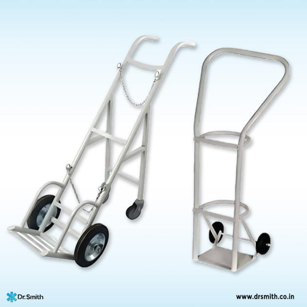 Dr.Smith Jumbo Oxygen Cylinder Trolley