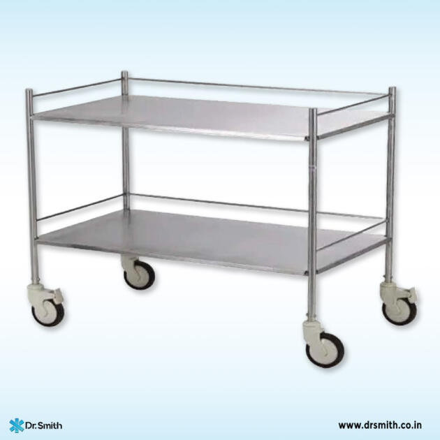 Dr.Smith Stainless Steel Instrument Trolley