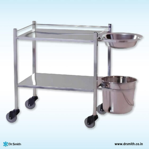 Dr.Smith Stainless Steel Dressing Trolley