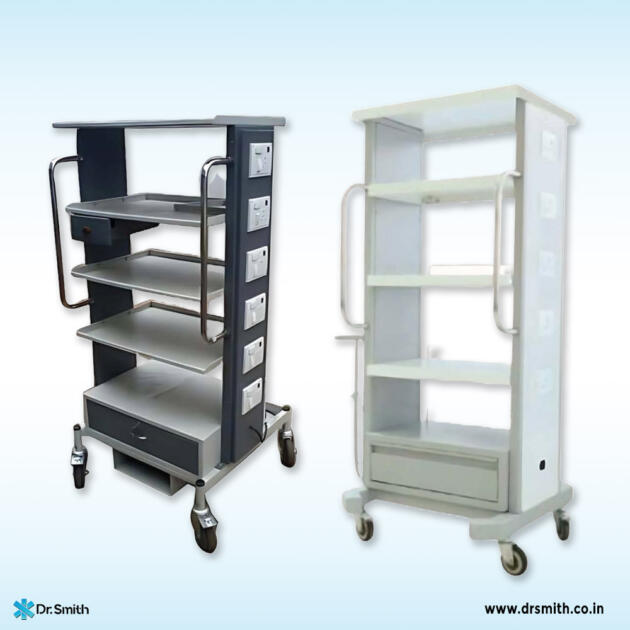 Dr.Smith Monitor Laparoscopy Trolley (MS & SS)