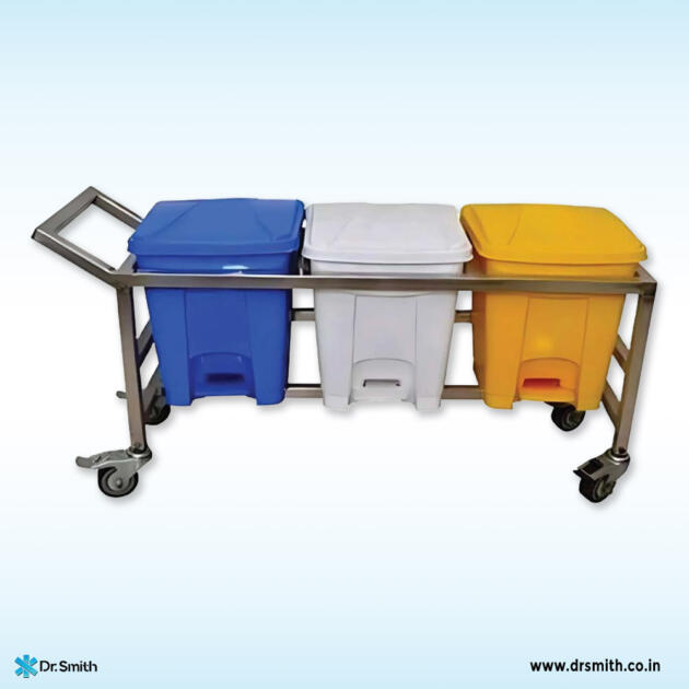 Dr.Smith Bio-Medical Waste Trolley