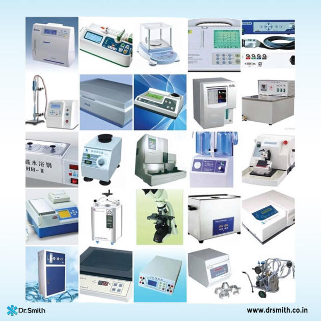 Dr.Smith Lab Equipment: Microscope, Centrifuge, Incubator, Hot Air Oven, and Scientific Goods